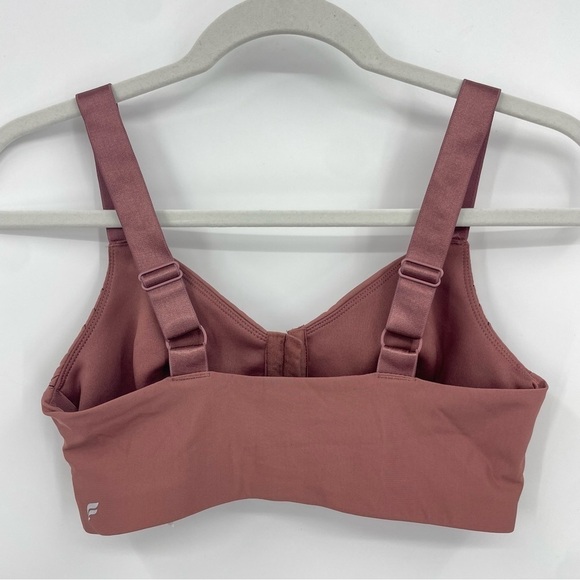 Fabletics Ines Low Impact Sports Bra in Mesa Rose Expresso Color size Small - Picture 2 of 3